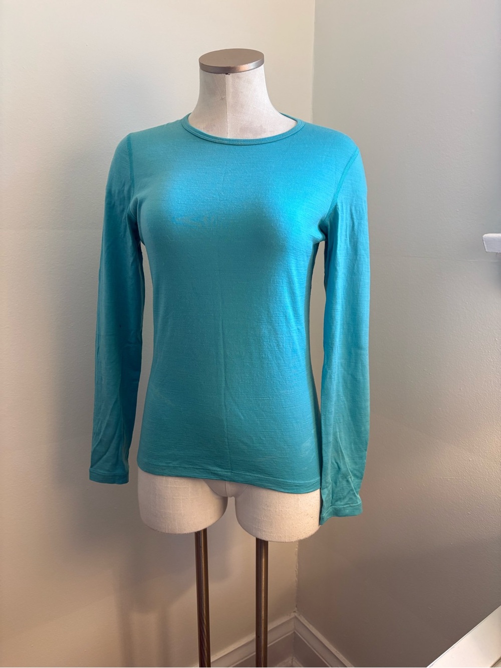 Icebreaker Women's Long-Sleeve Crewneck Top - Teal